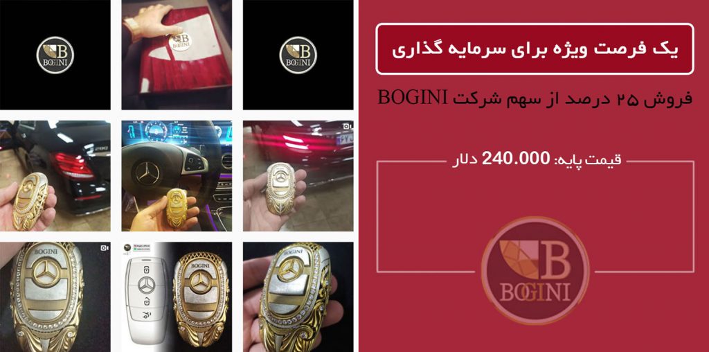 واگذاری 25 درصد از برند BOGINI