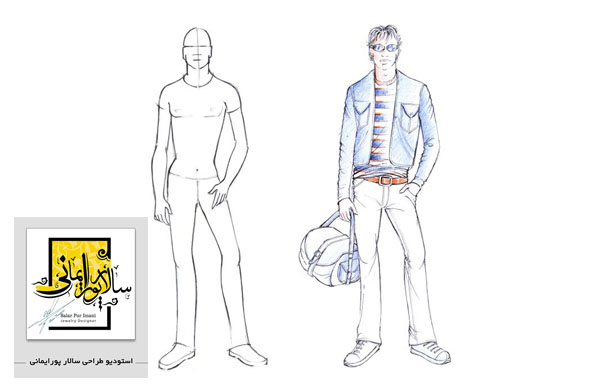 آموزش طراحی لباس مردانه